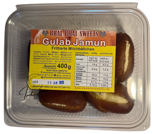 GULAB JAMUN (STUFFED) - BHAI BHAI SWEETS