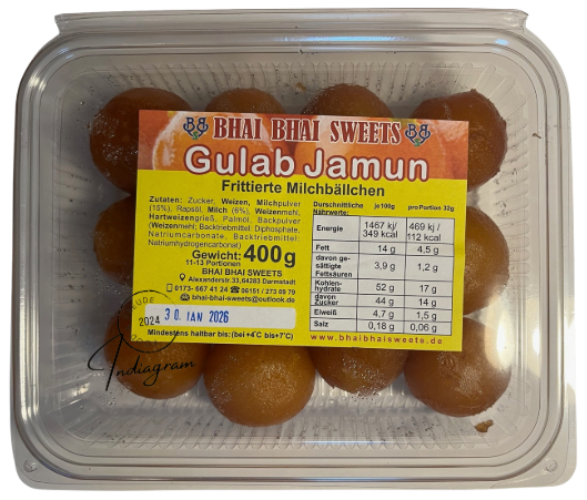 GULAB JAMUN (BROWN) - BHAI BHAI SWEETS