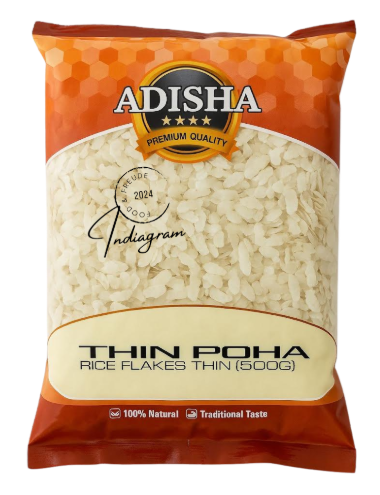ADISHA RICE FLAKES (POHA) THIN - 500gm