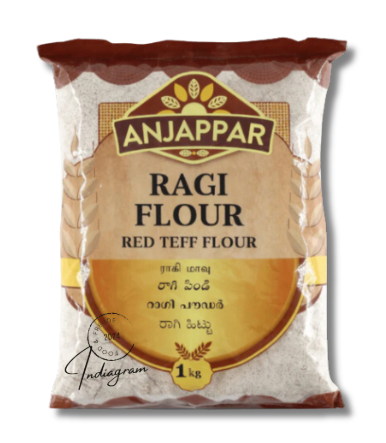 ANJAPPAR RAGI FLOUR (RED TEFF FLOUR) - 1Kg – INDIAGRAM FOOD & FREUDE
