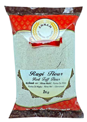 ANNAM KURAKKAN RAGI FLOUR (RED TEFF FLOUR) - 1Kg