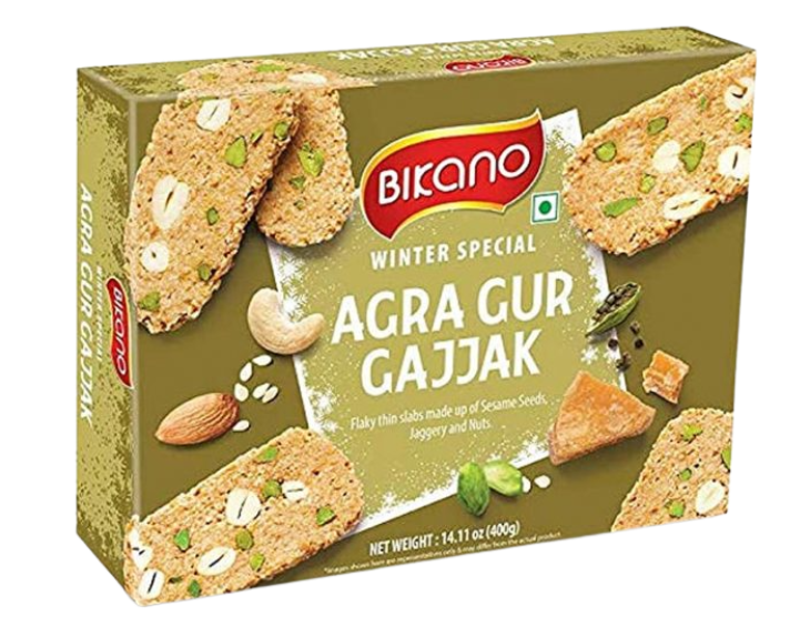 BIKANO AGRA GUR GAJJAK - 400gm