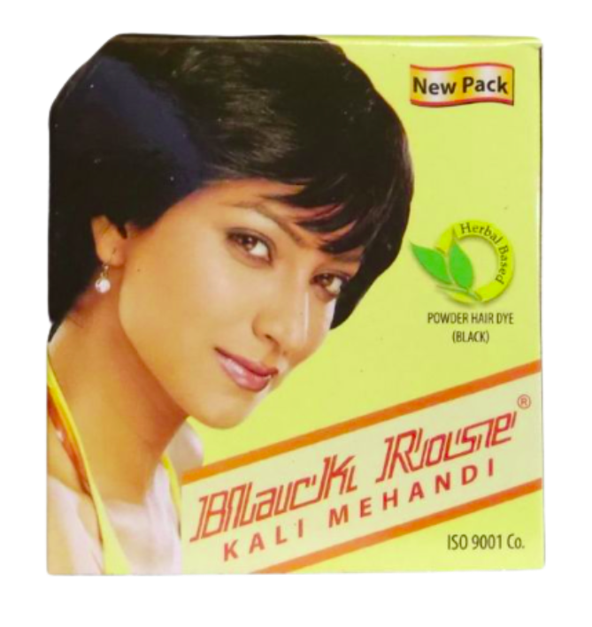 BLACK ROSE KALI MEHANDI(BLACK HENNA) - 50gm (5x10g)