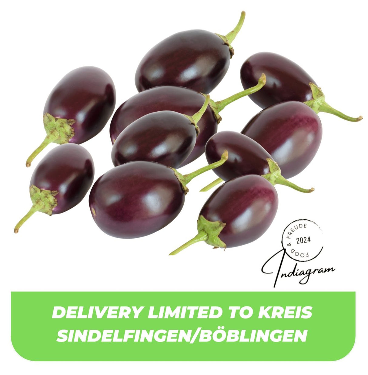 FRESH INDIAN BAINGAN (AUBERGINE) - 250gm