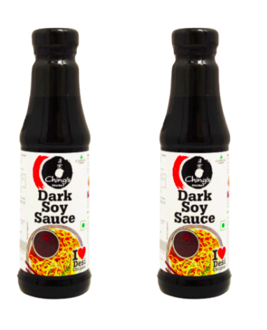 CHING'S DARK SOYA SAUCE - 210gm X 2 (BACHAT COMBO)
