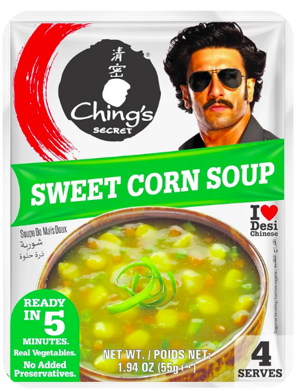 CHING'S SWEET CORN SOUP - 55gm