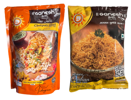 GANESH BHEL - CHATPATI BHEL + REGULAR SEV