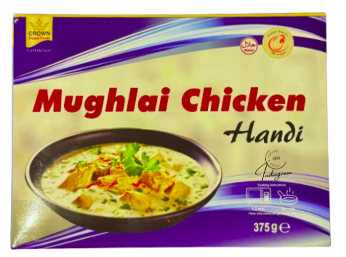 CROWN MUGHLAI CHICKEN HANDI (FROZEN) - 375gm