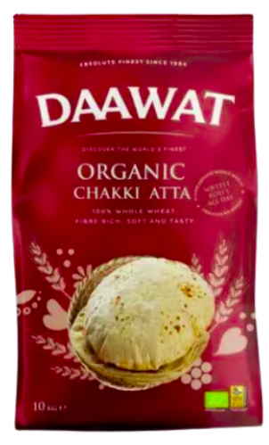 DAAWAT ATTA (VOLLKORN MEHL) – 10 kg
