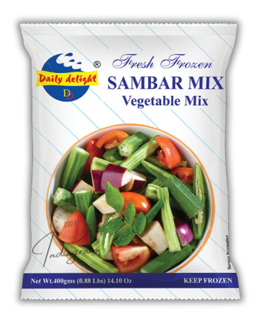 DAILY DELIGHT - SAMBAR MIX(FRESH FROZEN) - 400gm