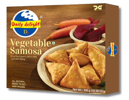 DAILY DELIGHT VEGETABLE SAMOSA - 300gm