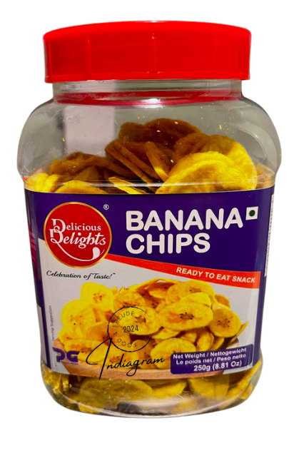DELICIOUS DELIGHTS -BANANA CHIPS - 250gm