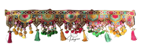 DIWALI FANCY CLOTH TORAN WITH TRADITIONAL CRAFT