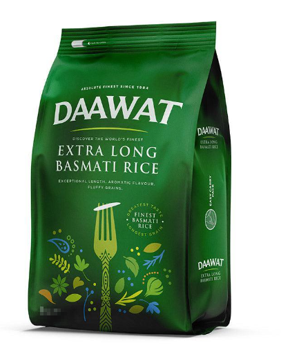 DAAWAT EXTRA LONG BASMATI RICE(GREEN) - 5Kg