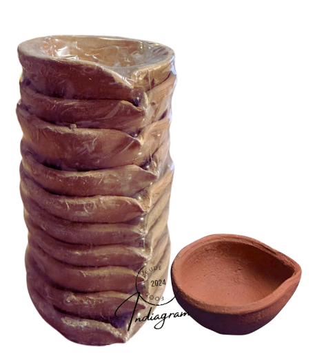 DIWALI CLAY DIYA - PLAIN