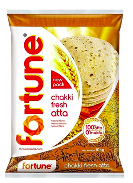 FORTUNE CHAKKI FRESH ATTA (WHEAT FLOUR) (AUCTION WEEK 1) - 10KG