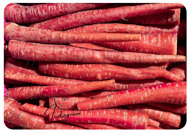FRESH DESI GAJAR (RED CARROT) - 500gm