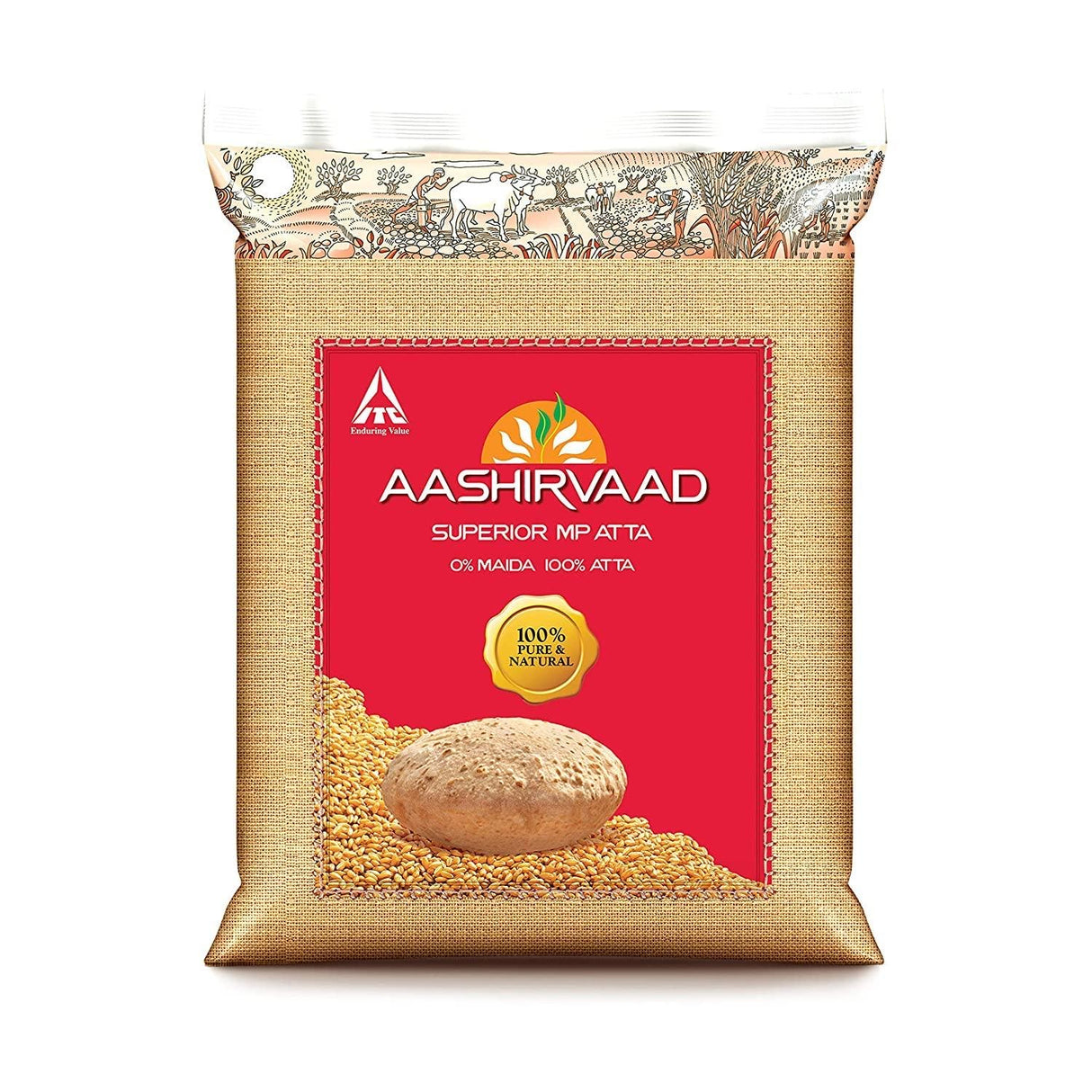 AASHIRVAAD ATTA (WHEAT FLOUR) - 5Kg