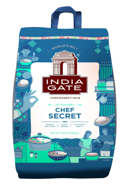 INDIA GATE CHEF SECRET BASMATI RICE - 20kg