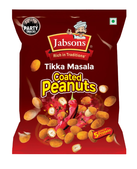 JABSONS TIKKA MASALA COATED PEANUTS - 150g