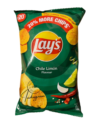 LAYS CHILLI LEMON - 52gm (*20% More Chips Value Pack*)