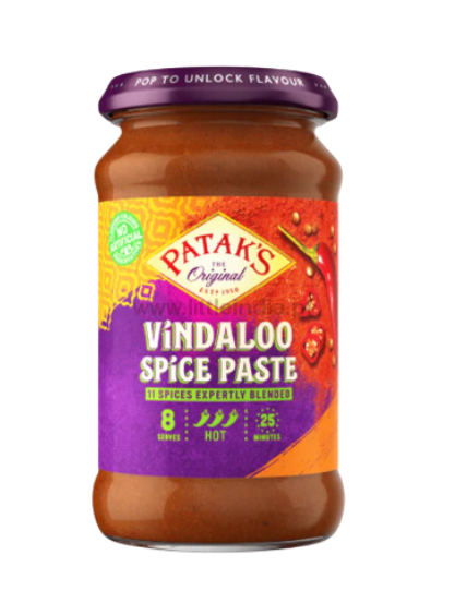 PATAK PASTE VINDALOO CURRY – 283 g