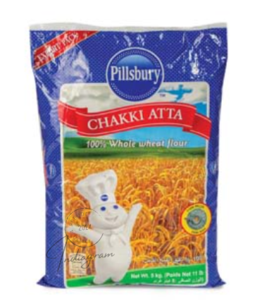 PILLSBURY CHAKKI ATTA (WHEAT FLOUR) EXPORT PACK - 5Kg