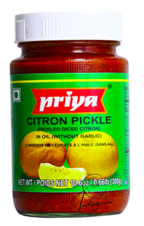 PRIYA CITRON PICKLE (OHNE KNOBLAUCH) - 300g