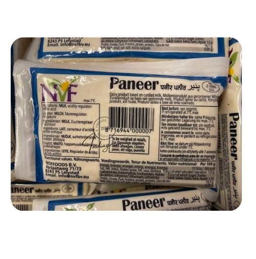 NVF FRISCHES PANEER