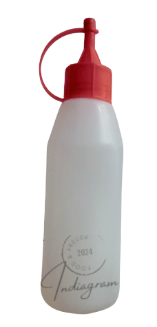 RANGOLI DOT BOTTLE RED CAP - 200gm