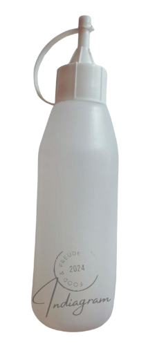 RANGOLI DOT BOTTLE WHITE CAP - 200gm