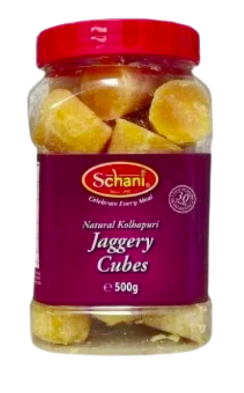 SCHANI JAGGERY CUBES NATURAL KOLHAPURI - 500gm