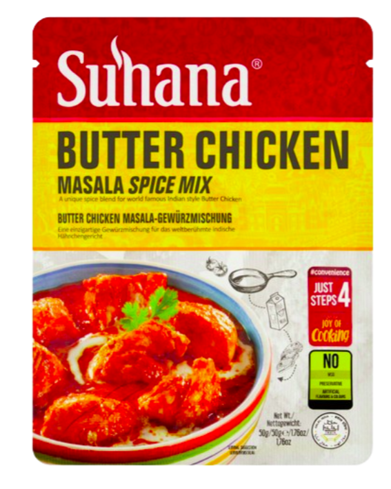 SUHANA BUTTER CHICKEN MASALA SPICE MIX - 50g