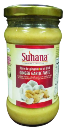 SUHANA - GEHACKTE INGWER- UND KNOBLAUCHPASSIERTE - 300 gm