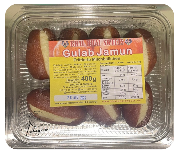 GULAB JAMUN (STUFFED) - BHAI BHAI SWEETS