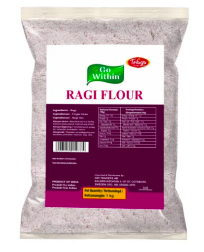 TELUGU FOODS RAGI FLOUR - 1Kg