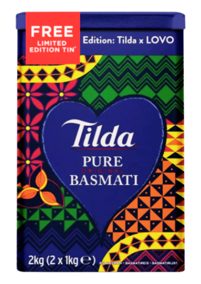 TILDA PURE BASMATI RICE (Tin Limited Edition) - 2KG