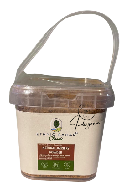 ETHNIC AAHAR NATURAL JAGGERY POWDER (BROWN) - 450gm