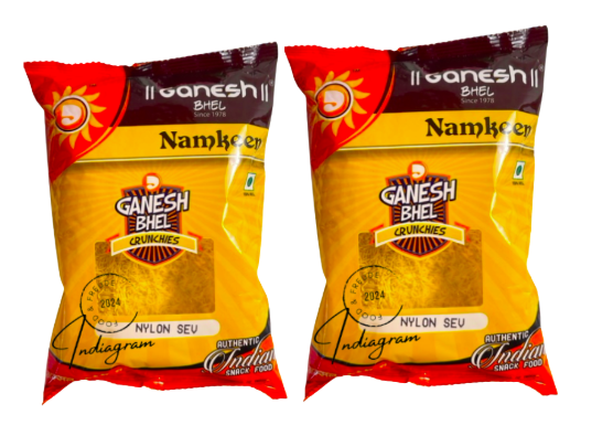 GANESH BHEL NYLON SEV - 200gm X 2(BACHAT COMBO)