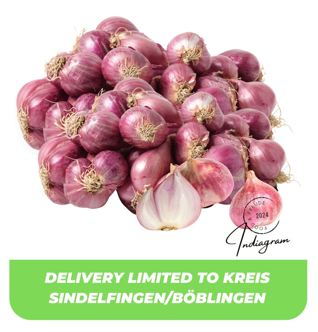 FRISCHE KLEINE ROTE ZWIEBELN(Schalotten) - 250g