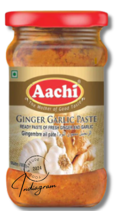 AACHI - GEHACKTE INGWER- UND KNOBLAUCHPASSIERTE - 300 gm
