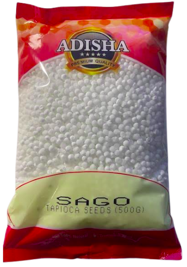 ADISHA PREMIUM SAGO (SABUDANA/TAPIOCA)- 500gm