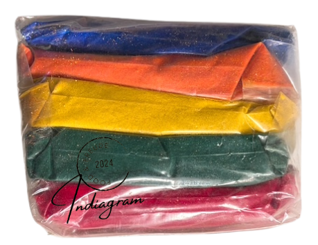 ADISHA RANGOLI COLOR MIX - 1Kg (200gmX5Pack)