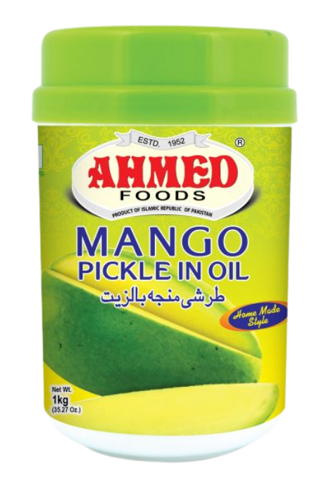 AHMED MANGO PICKLE (Gelegte Mango Stücke nach Indischer Art) - 1Kg