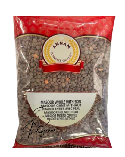 SCHANI BRAUNE LINSEN (MASOOR GANZ) - 1Kg