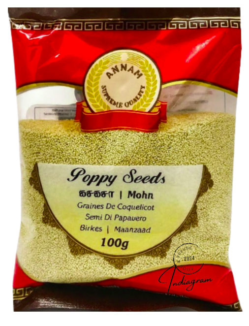 ANNAM POPPY SEEDS (KHUS KHUS) - 100gm