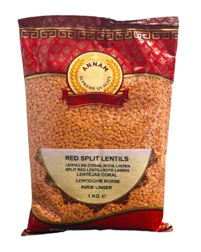 ANNAM RED LENTILS (MASOOR DAL) - 1Kg