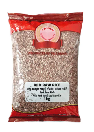 ANNAM RED RAW RICE POLISHED (SL) - 1Kg
