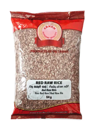 ANNAM RED RAW RICE POLISHED - 5Kg
