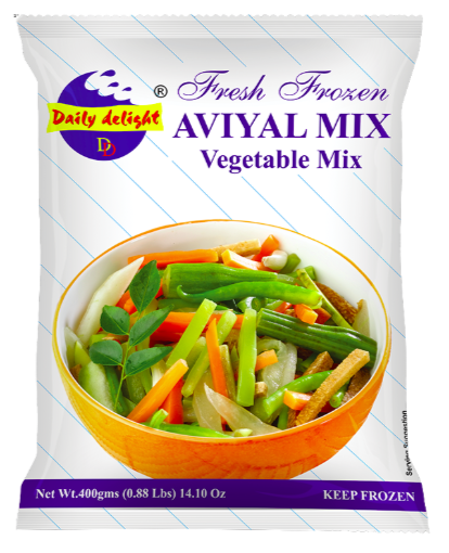 DAILY DELIGHT - AVIYAL MIX(FRESH FROZEN) - 400gm